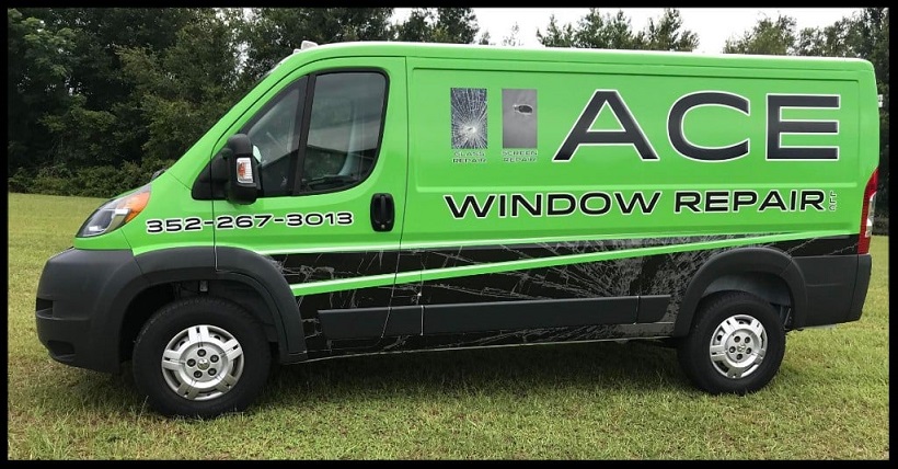 Window repair truck side